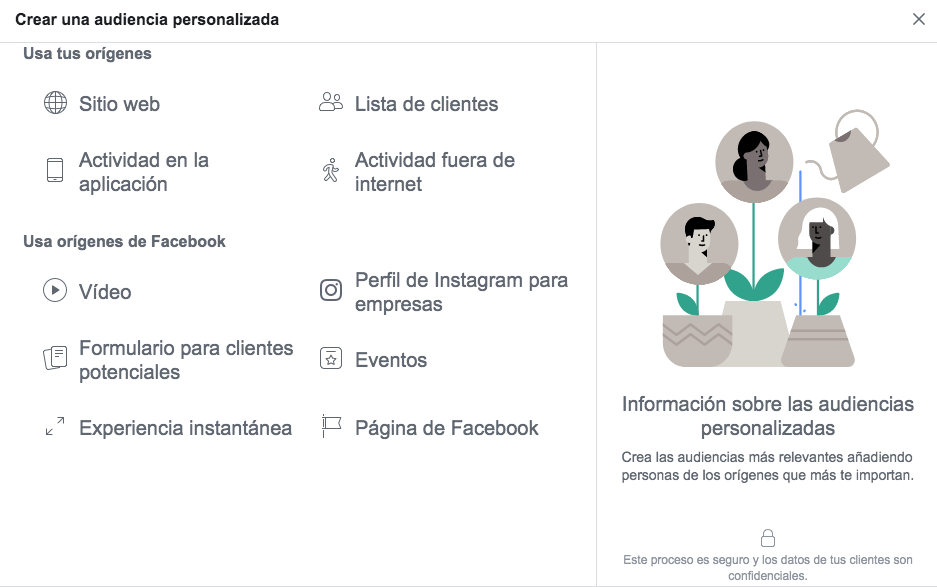 Audiencias Personalizadas Facebook