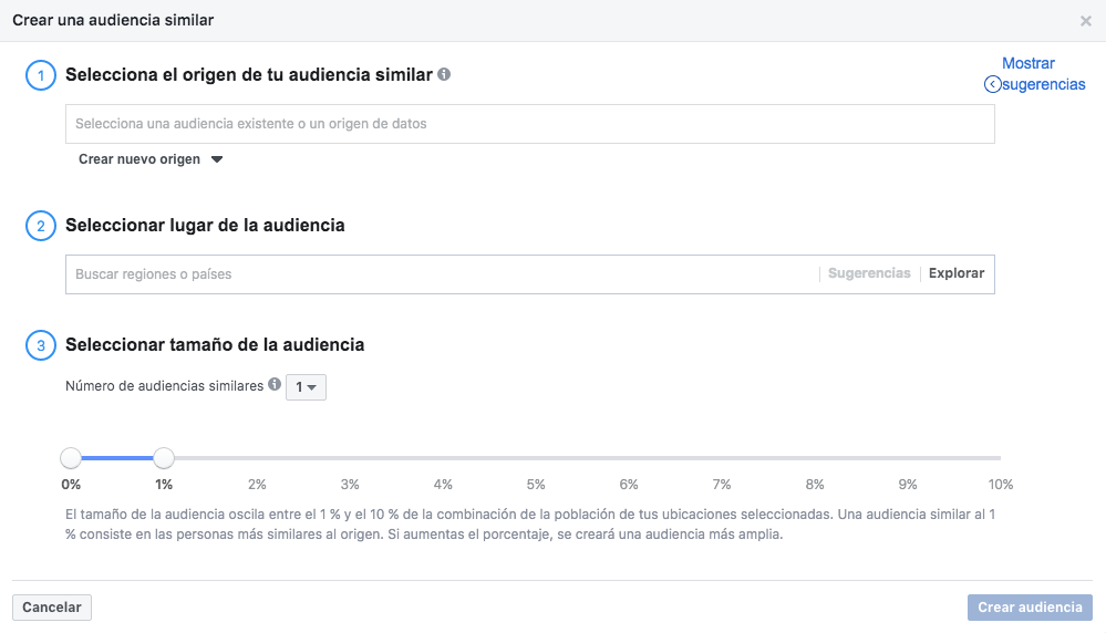 Audiencias Similares Facebook