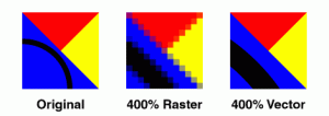 vectores y pixeles. ejemplo vector